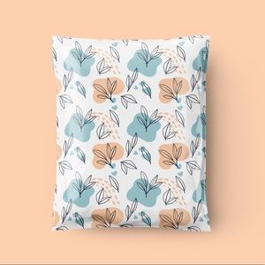 50 Count Faithful Floral Poly Mailers 10x13